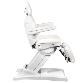 FOTEL KOSMETYCZNY ELEKTR. AZZURRO 872S PEDI-PRO 3 SILN. BIAŁY